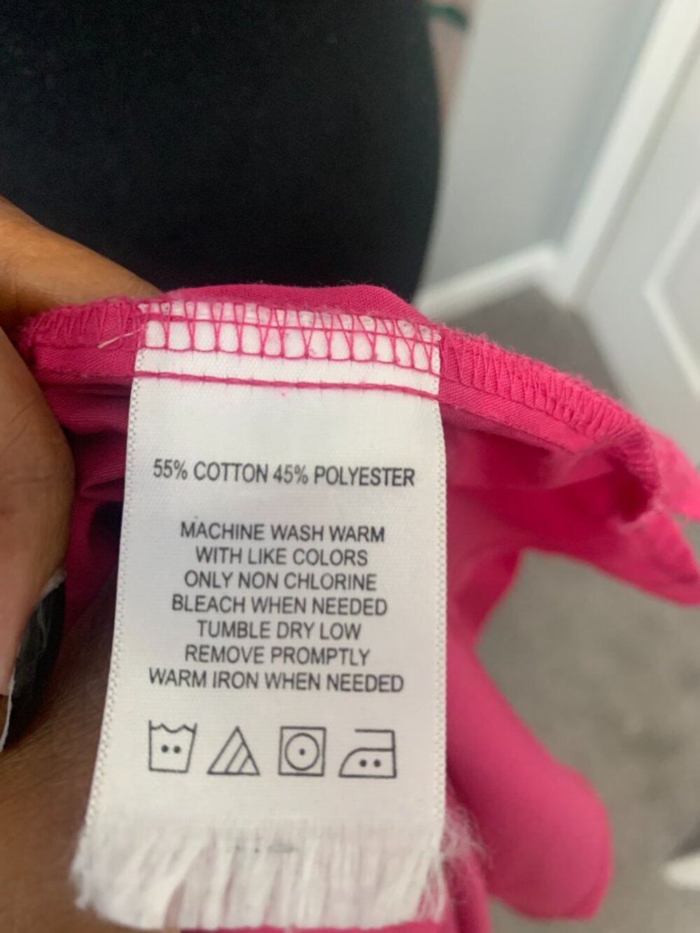Pink Short Sleeve Collar Shirt - Picture 8 of 8